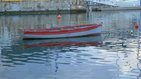 Boat in port Stock Footage 153246768