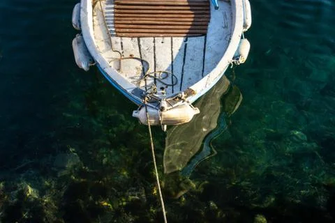 Boat in Procida Island, Italy Stock Photos