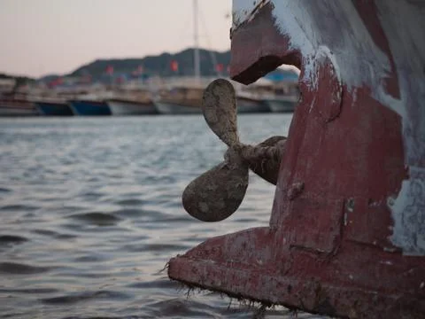 Boat propeller Stock Photos