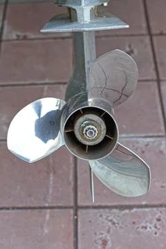 Boat propeller screw Stock Photos