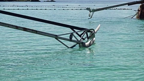 Boat propellers in the sea Stock Footage 304575395