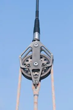 Boat pulley Stock Photos
