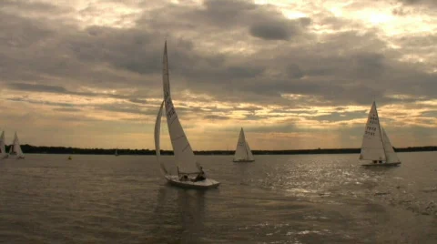 Boat Pulls Away Stabilized Stock Footage 462502