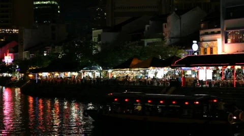 Boat Quay 動画素材 666311