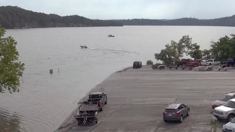 Boat ramp Stock Footage 110589213