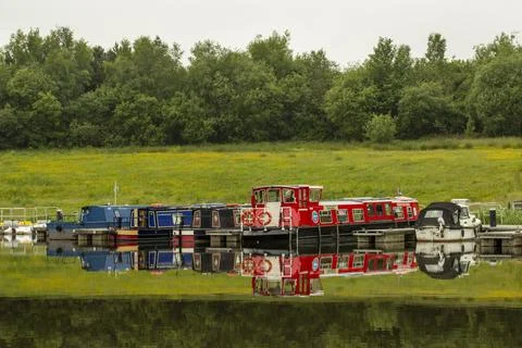 Boat Reflection Stock Photos