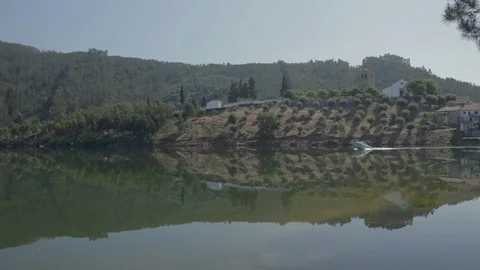 Boat ridding in the river 스톡 동영상 123276823