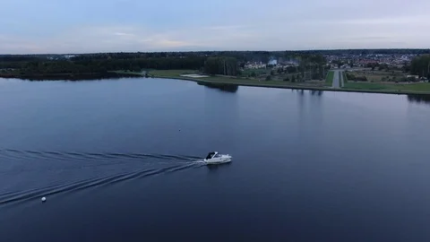 A boat ride down the river. Video stock 116529548