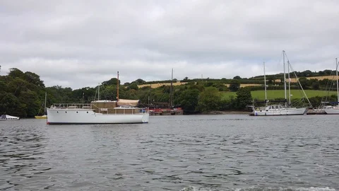 Boat ride Stock Footage 94385072