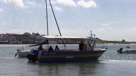 A boat ride Stock Footage 95697540