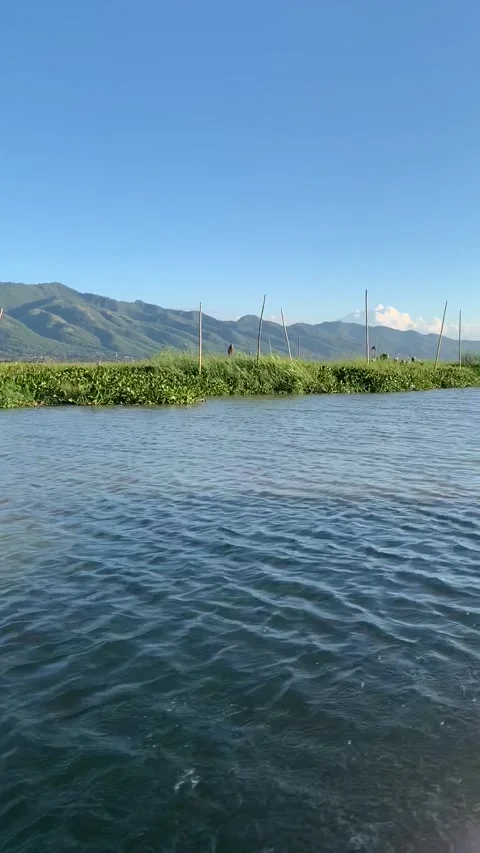 Boat ride in Inle Lake Видео 343754584