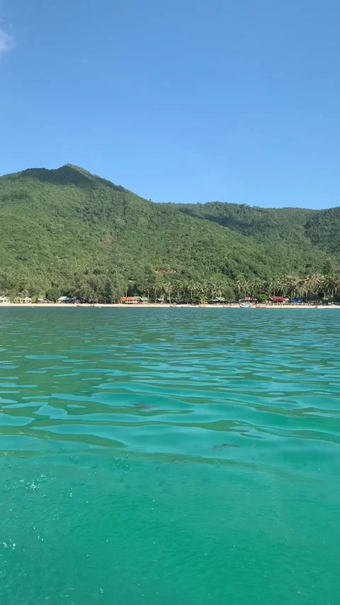 Boat ride in Koh Phangan Video stock 344882290