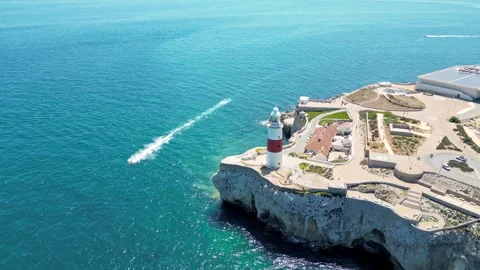 Boat ride at the lighthouse. Stock Footage 268033862