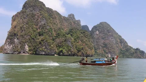 Boat Ride in Phuket Waters 库存影片 291781529