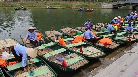 Boat ride on the river Stock Footage 78171842