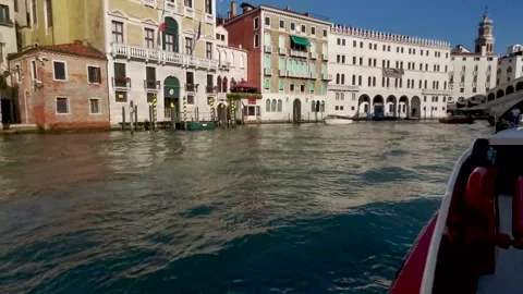 Boat ride in venice Stock Footage 233295171