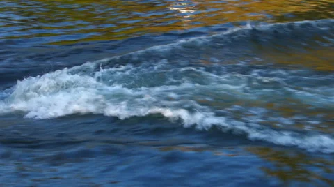 Boat Ride Waves Stock Footage 31872714