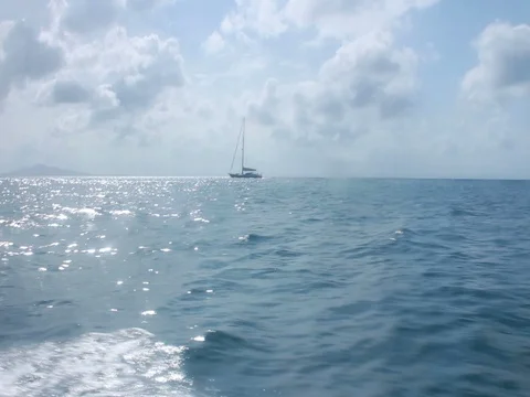 Boat riding to Phi Phi Island. Stock Footage 77827547