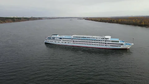 Boat on the river 2 Stock Footage 142600970