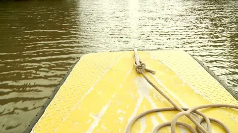 Boat on River (Amazon, Peru) Video stock 10809782