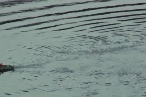 Boat on the river Stock Footage 10682339