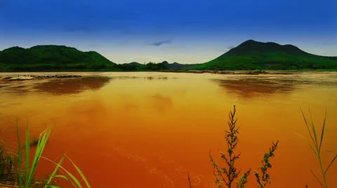 Boat on the River Stock-Footage 25996211