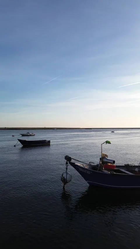 Boat River Stock Footage 239515431