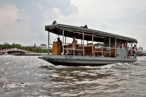 Boat on river Stock-Fotos
