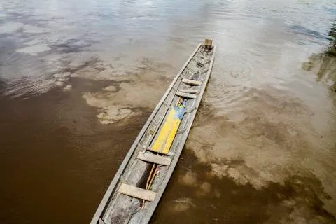 Boat on the river Stock Photos