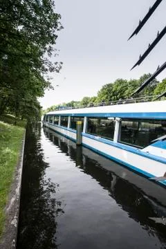 Boat on the river Stock Photos