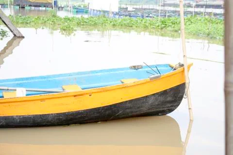 Boat in the river Stock Photos