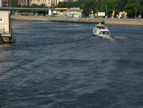 Boat on river Stock Photos