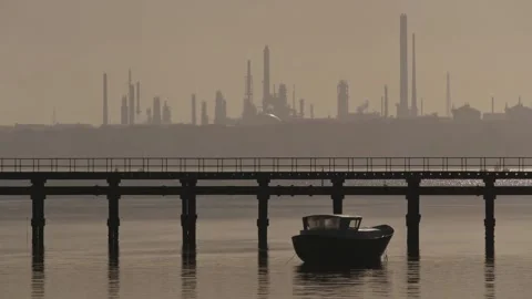 Boat on the River Test 스톡 동영상 232681098