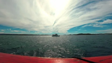 Boat road Stock Footage 295461792