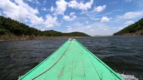 Boat run Stock Footage 79752367