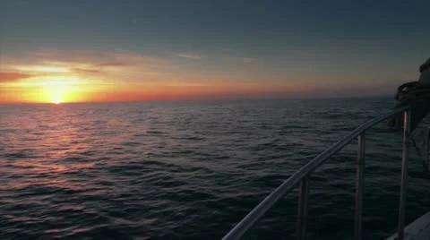 Boat sailing 3 Stock Footage 10819692