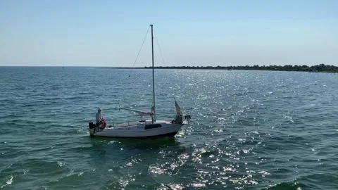 The boat is sailing Stock Footage 156163977