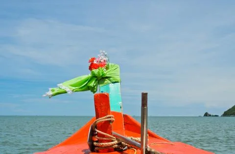 Boat sailing Foto stock