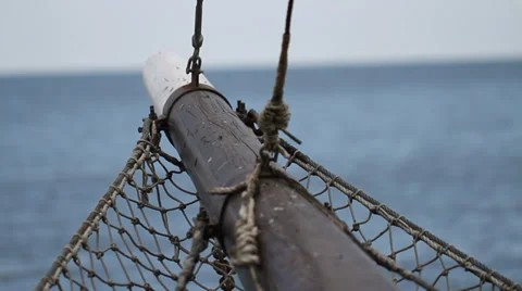 Boat sailing in the sea Stock Footage 32675011