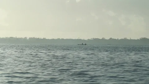 Boat sailing in the sea Stock Footage 85788922