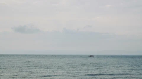 A boat sailing in the sea6 Stock Footage 64115754