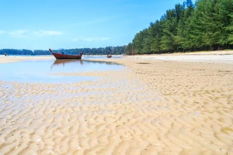 Boat on the sand Stock-Fotos
