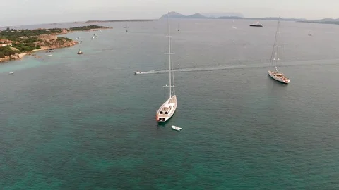 Boat in Sardinia Vídeo Stock 117234555