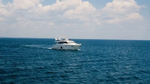 Boat on the Sea 2 Stock Footage 93281653