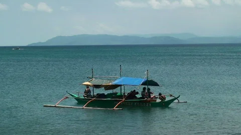 Boat in sea Stock Footage 637500