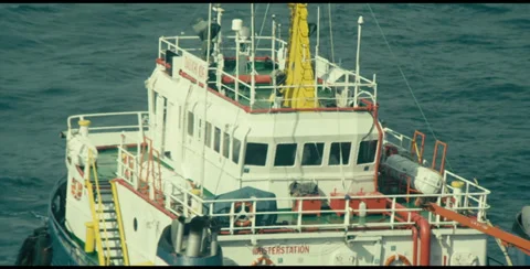 Boat in the sea Stock Footage 30305289