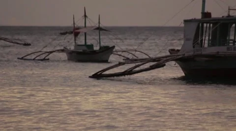 Boat at sea Stock Footage 58913818