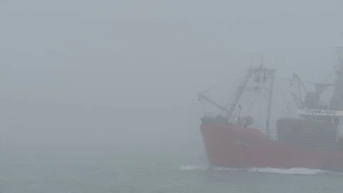 Boat in the sea 스톡 동영상 81417613