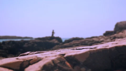 Boat on the sea. Stock Footage 96590858