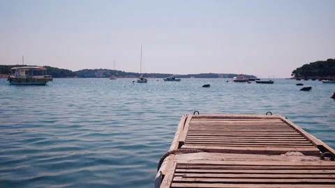 Boat on the sea. Stock Footage 96593894
